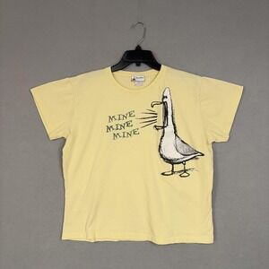 Disney Parks Shirt Womens 2XL Seagull Mine Mine Mine Yellow Finding Nemo Tee